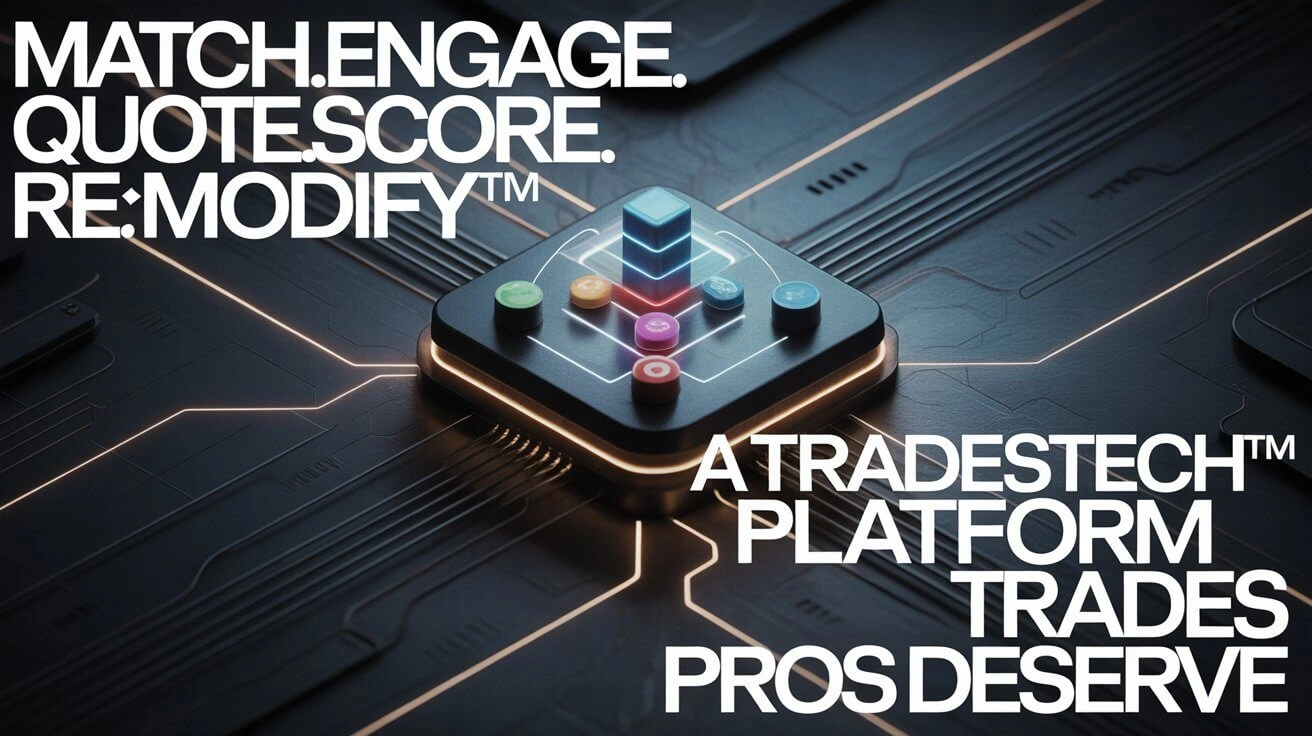 Remodify™ a Tradestech™ Platform Trades Pros Deserve