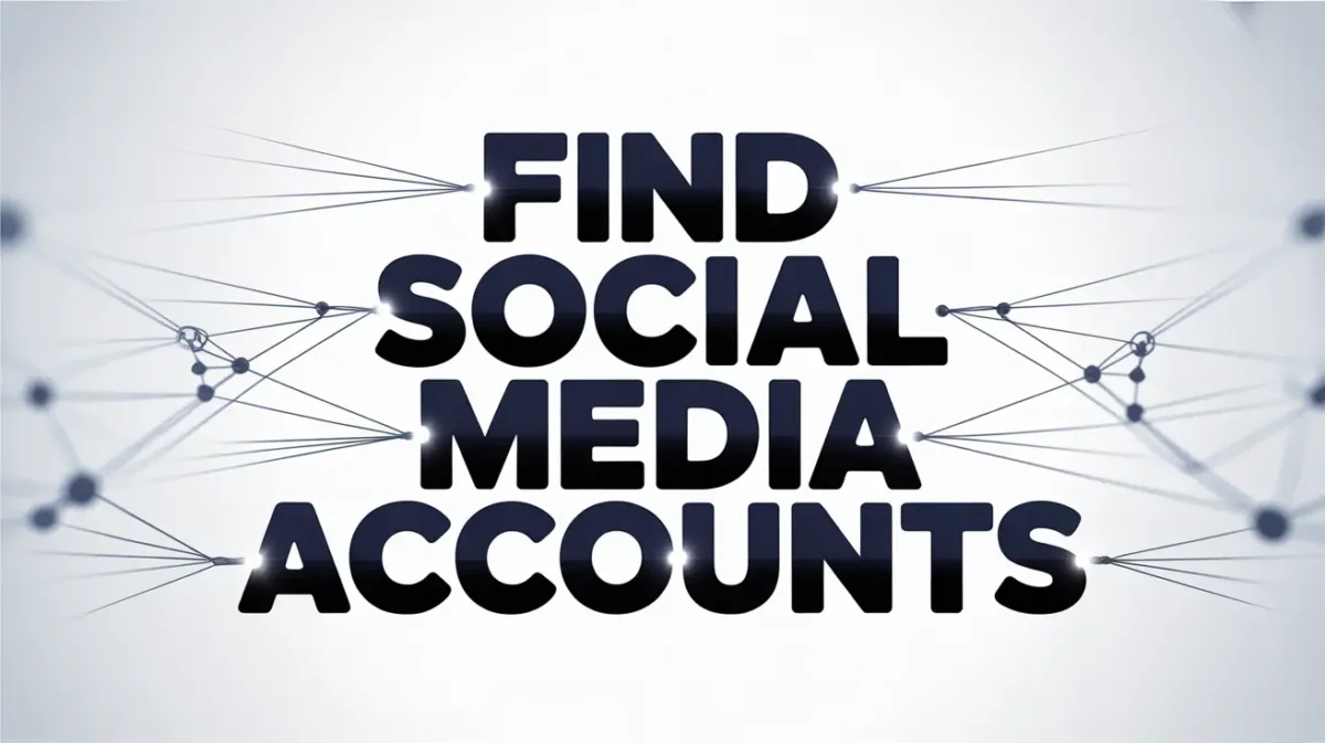 Find Social Media Accounts
